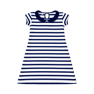 Robe Manche Courte avec Col...